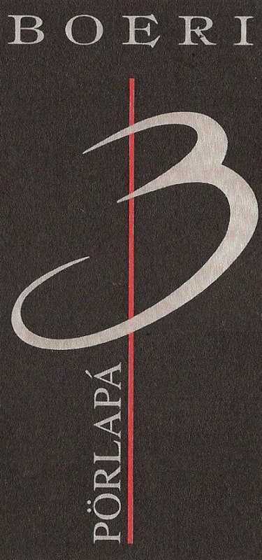 Boeri Barbera d'Asti Superiore Porlapa 2009 Front Label