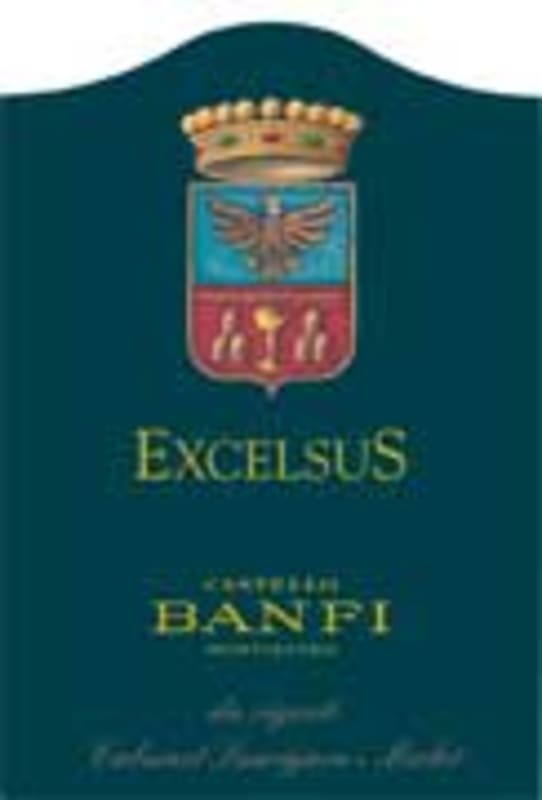 Banfi Excelsus 2000 Front Label