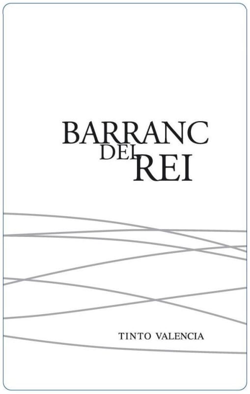 Bodega El Angosto Barranc del Rei 2009 Front Label