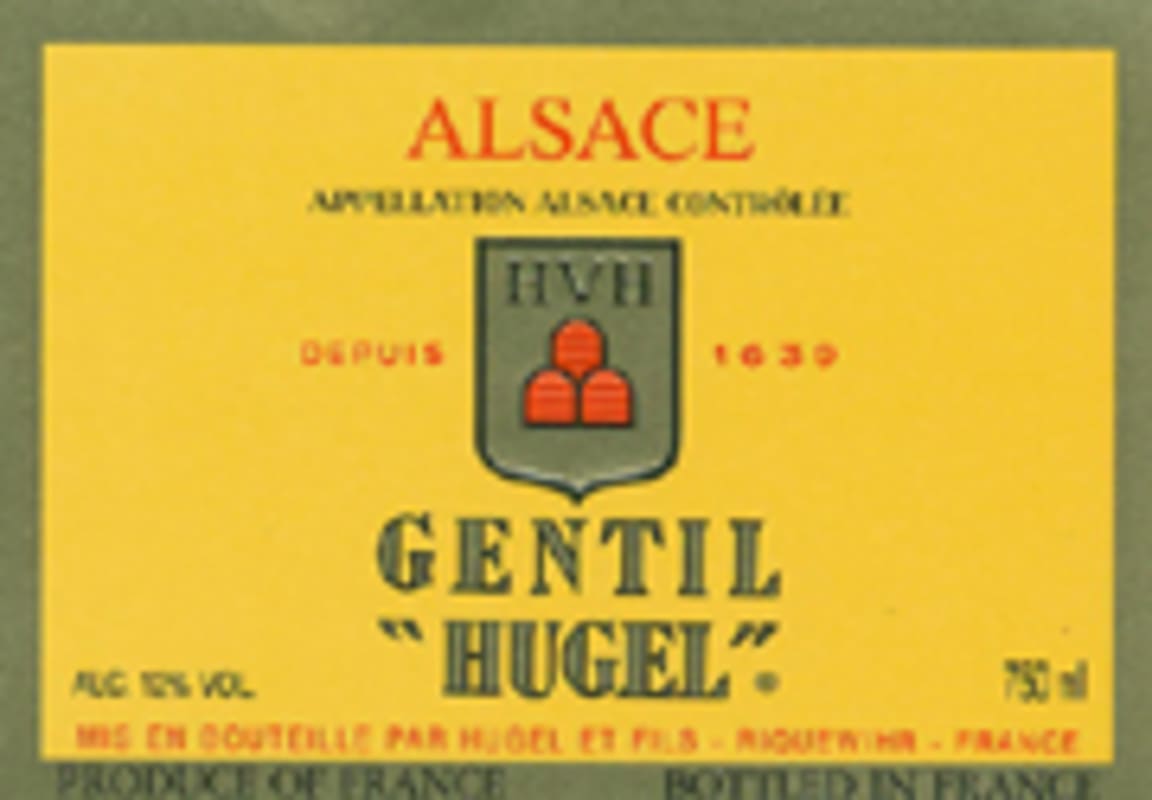 Hugel Gentil 2003 Front Label