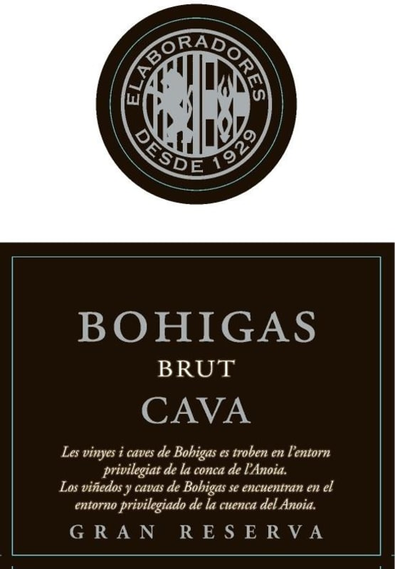 Bohigas Gran Reserva Brut Front Label