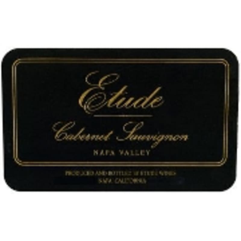 Etude Napa Valley Cabernet Sauvignon 2001 Front Label