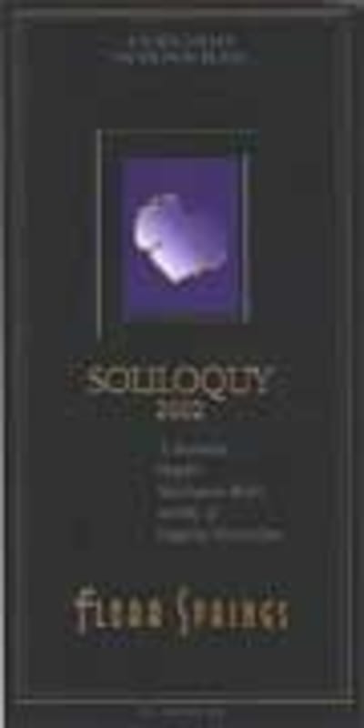 Flora Springs Soliloquy 2002 Front Label