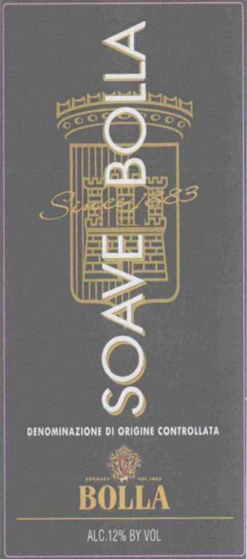 Bolla Soave 2005 Front Label