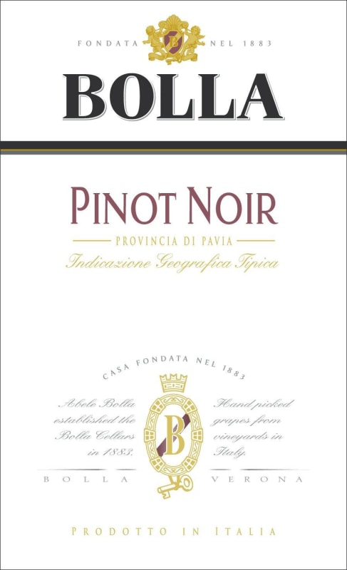Bolla Pinot Noir 2013 Front Label