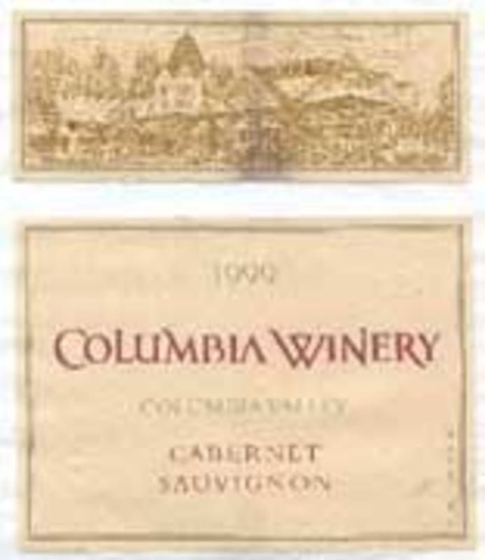 Columbia Winery Otis Vineyard David Lake Cabernet Sauvignon 1999 Front Label