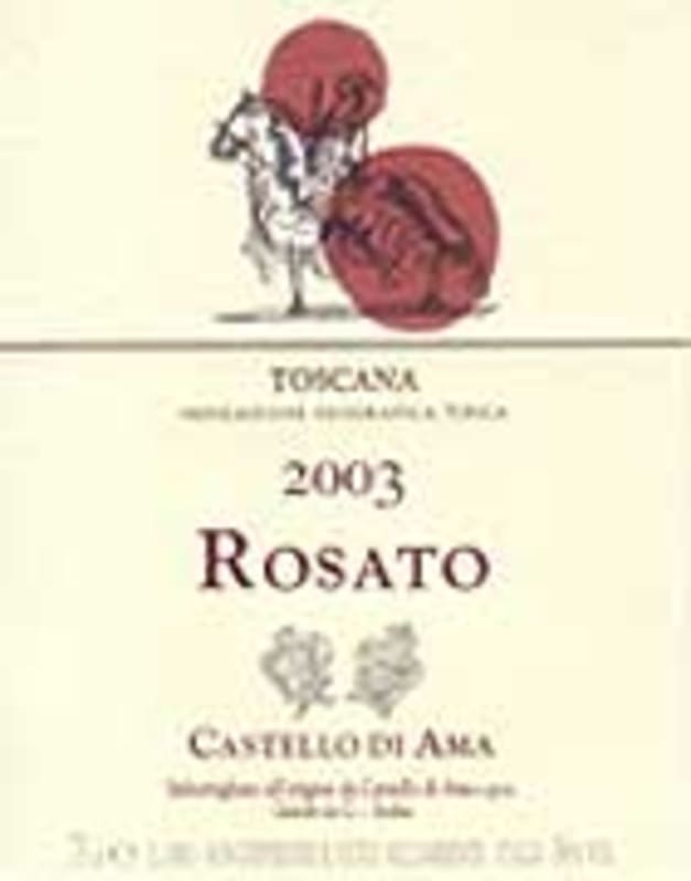Castello di Ama Rosato 2003 Front Label