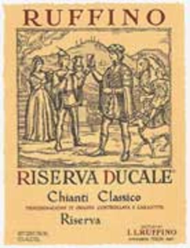 Ruffino Ducale Oro Chianti Classico Riserva 2000 Front Label