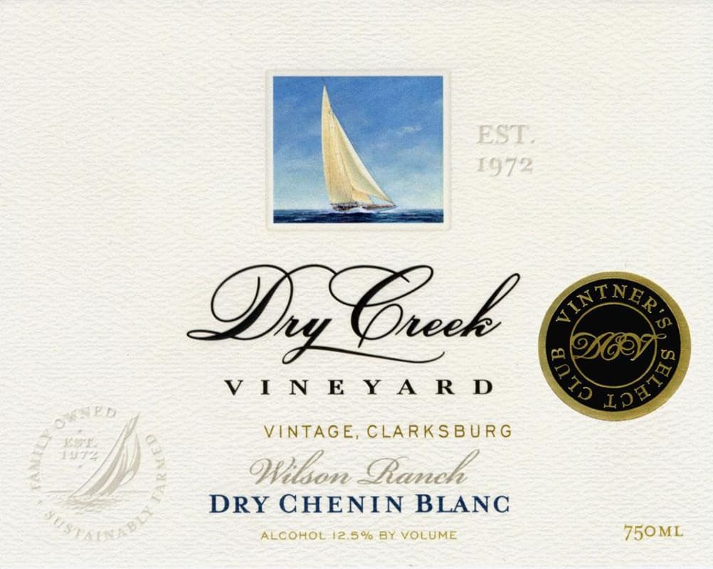 Dry Creek Vineyard Wilson Ranch Dry Chenin Blanc 2012 Front Label