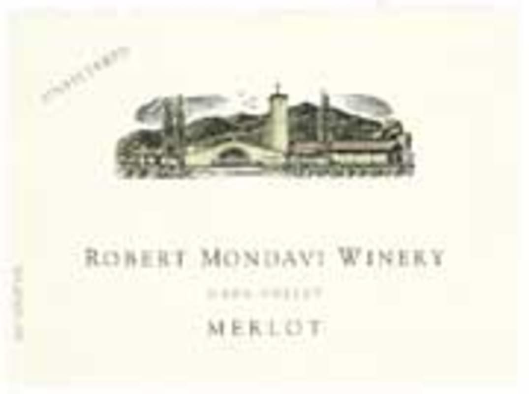 Robert Mondavi Napa Valley Merlot 2001 Front Label