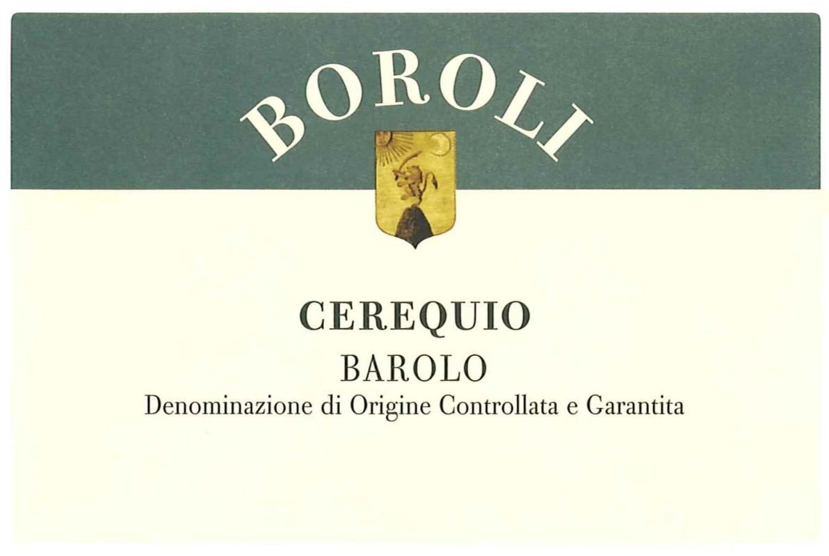 Boroli Barolo Cerequio 2009 Front Label