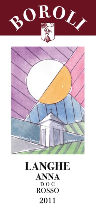 Boroli Anna Rosso 2011 Front Label