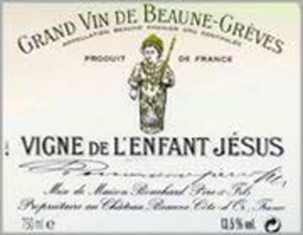 Bouchard Pere & Fils Greves Vin de l'Enfant Jesus Beaune 2002 Front Label