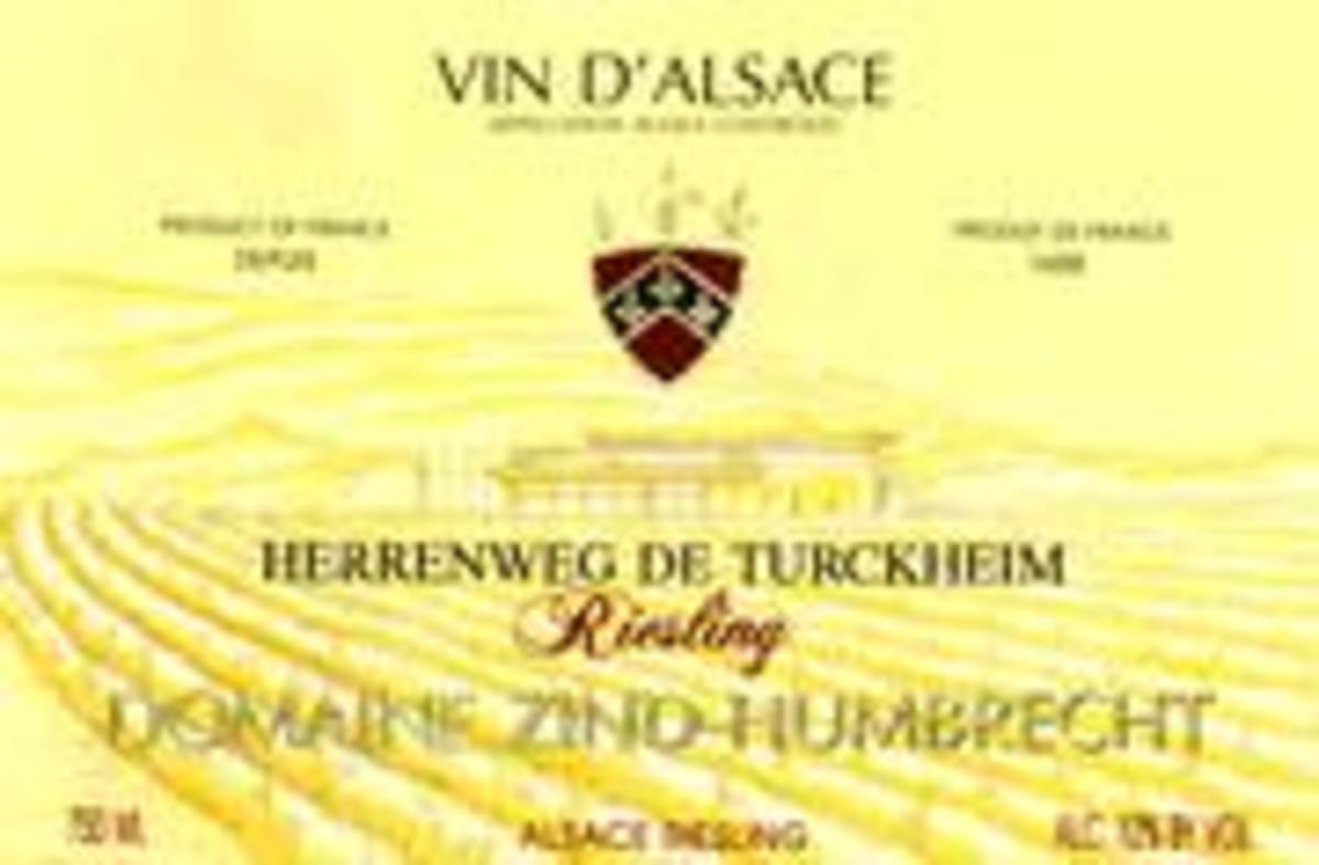 Zind-Humbrecht Herrenweg Riesling 1997 Front Label