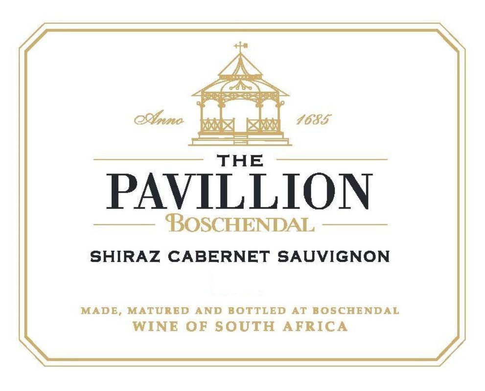 Boschendal The Pavillion Shiraz Cabernet Sauvignon 2015 Front Label