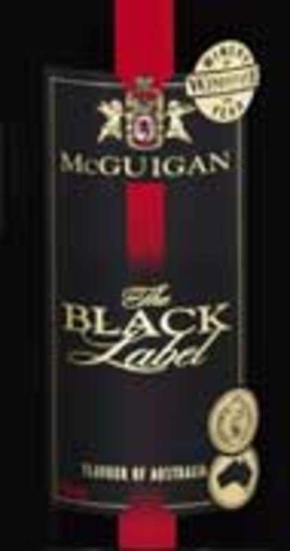 McGuigan Brothers Black Label Shiraz 2003 Front Label