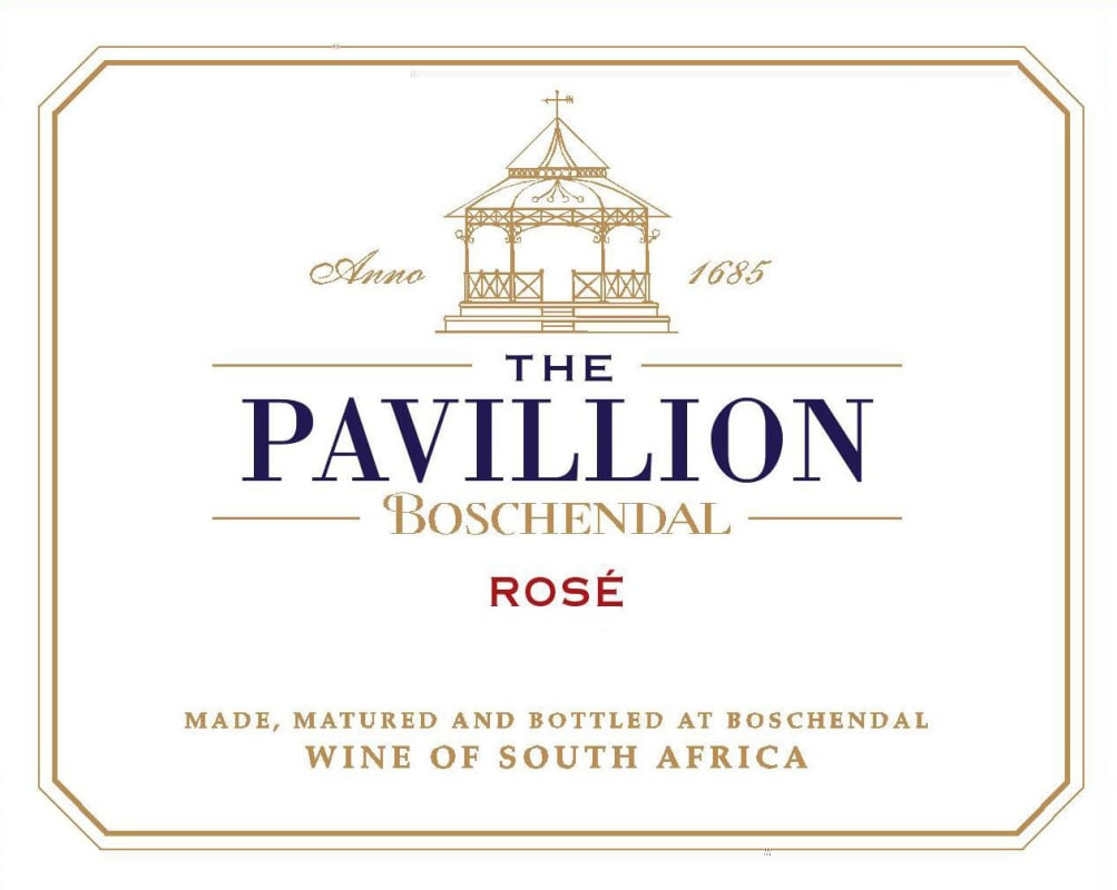 Boschendal The Pavillion Rose 2010 Front Label