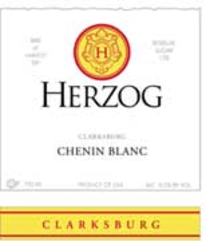 Baron Herzog Chenin Blanc (OU Kosher) 2003 Front Label