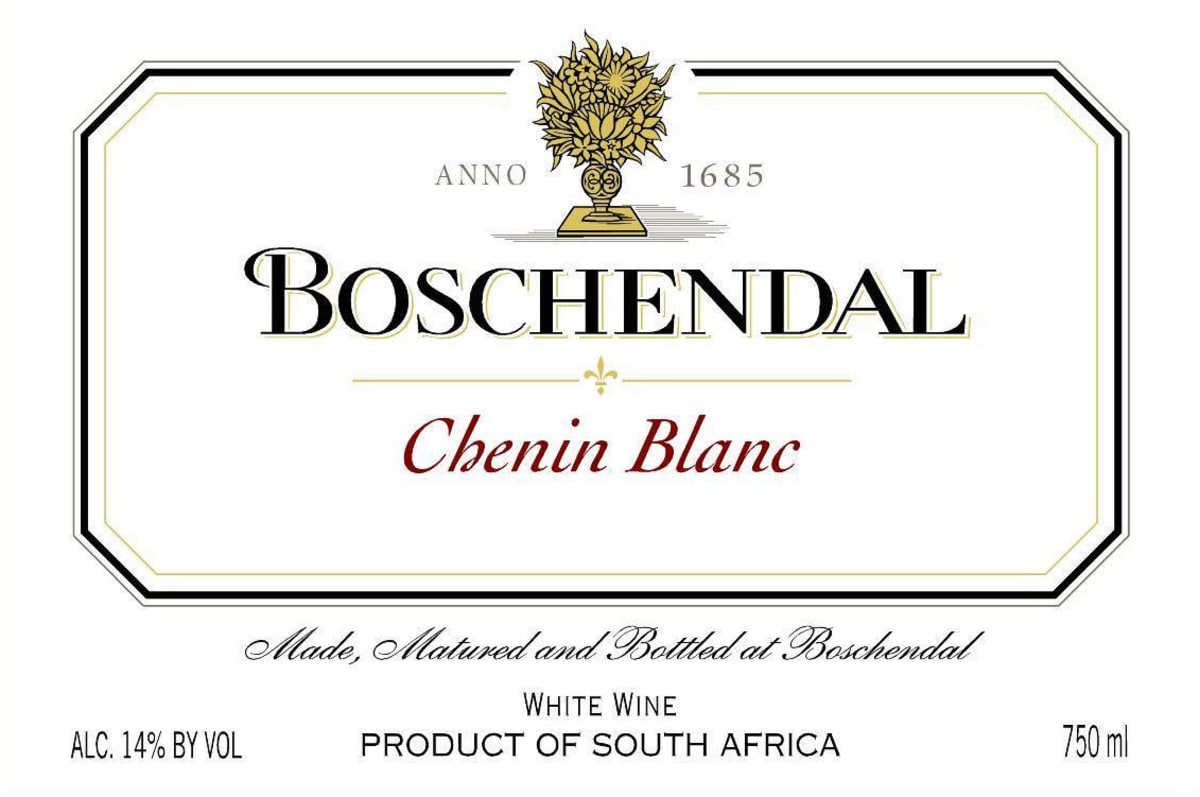 Boschendal Chenin Blanc 2012 Front Label