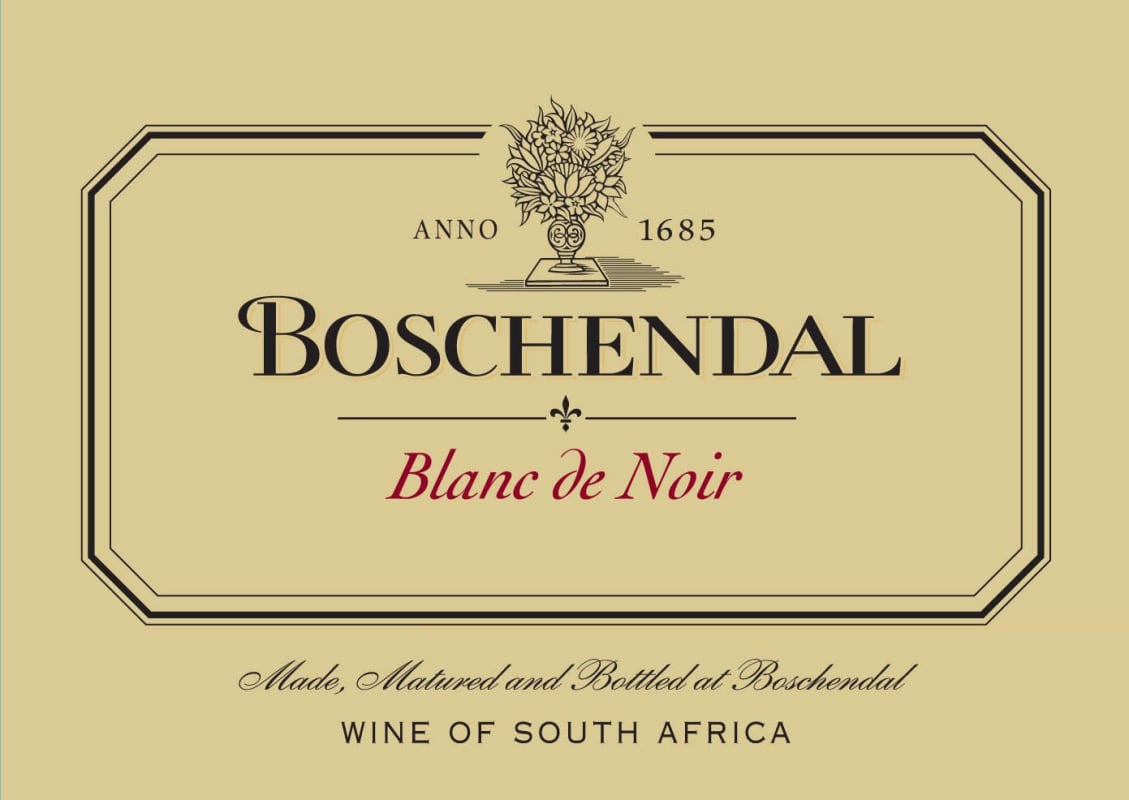 Boschendal Blanc de Noir 2015 Front Label
