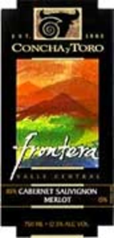 Concha y Toro Frontera Cabernet/Merlot 2004 Front Label