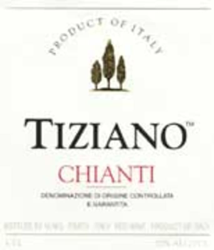 Tiziano Chianti 2003 Front Label