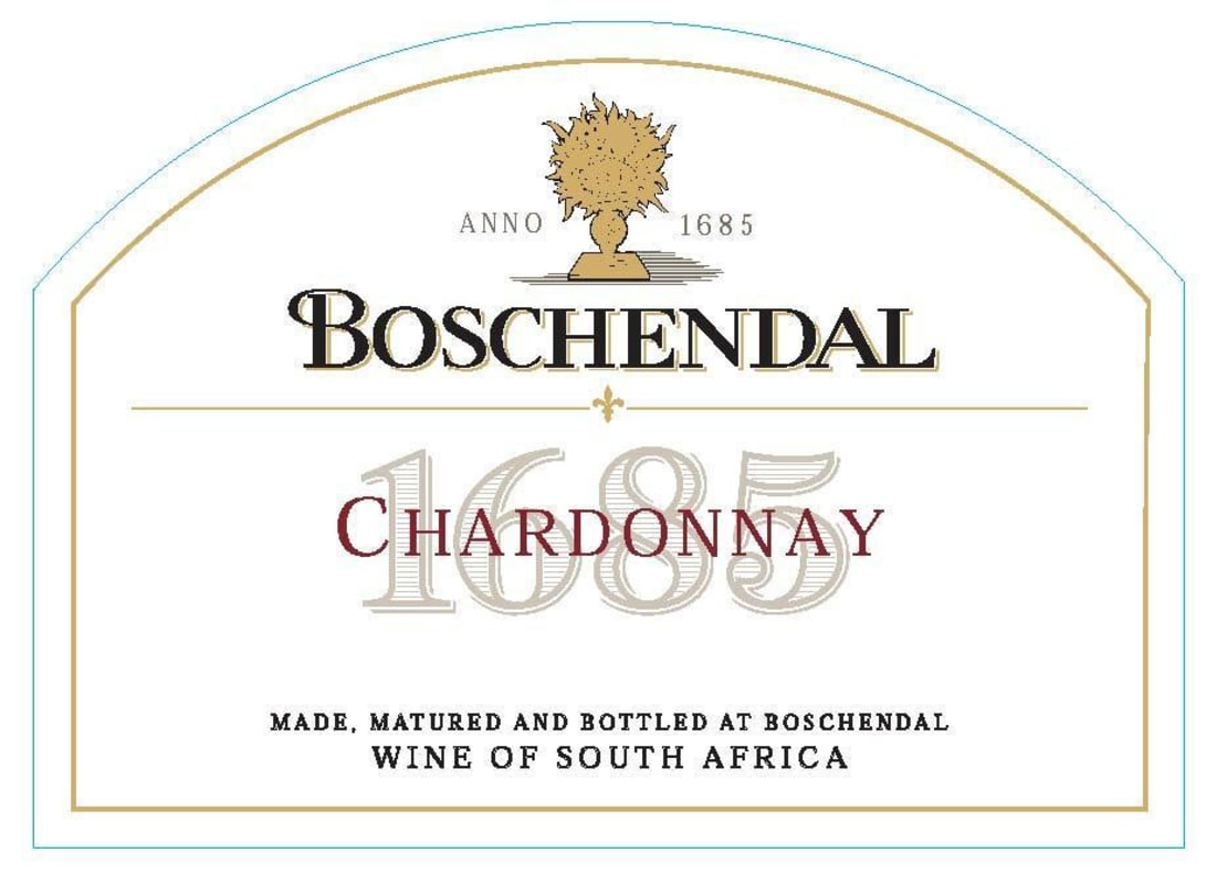 Boschendal 1685 Chardonnay 2010 Front Label