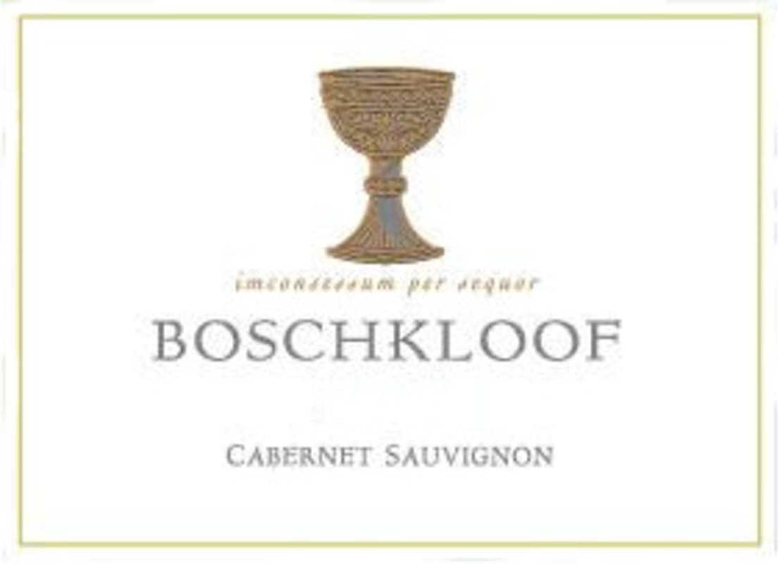 Boschkloof Cabernet Sauvignon 2011 Front Label