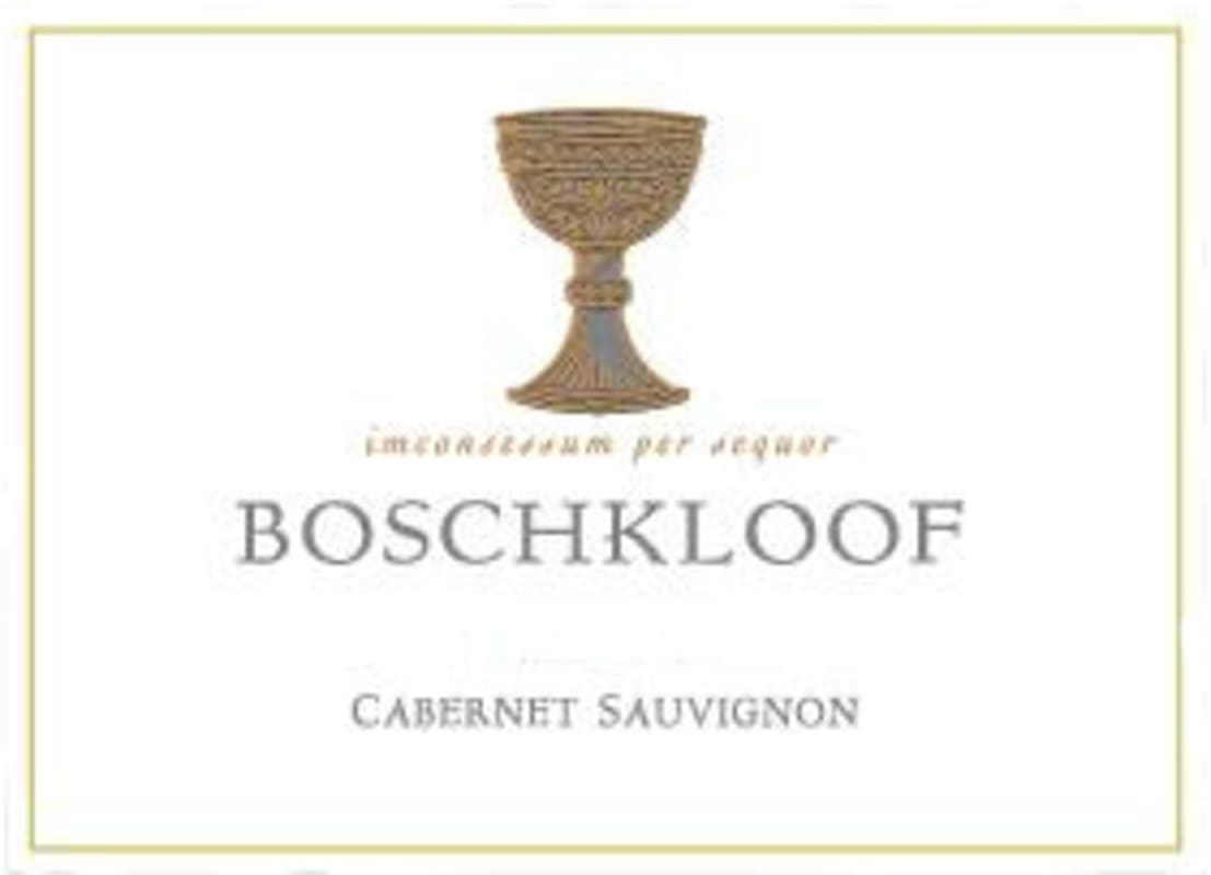 Boschkloof Cabernet Sauvignon 2013 Front Label