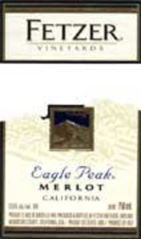 Fetzer Eagle Peak Merlot 2003 Front Label
