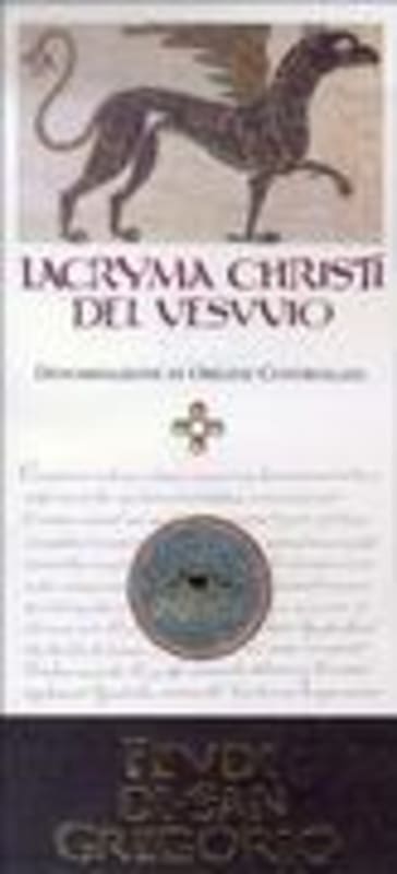Feudi di San Gregorio Lacryma Christi Rosso 1998 Front Label