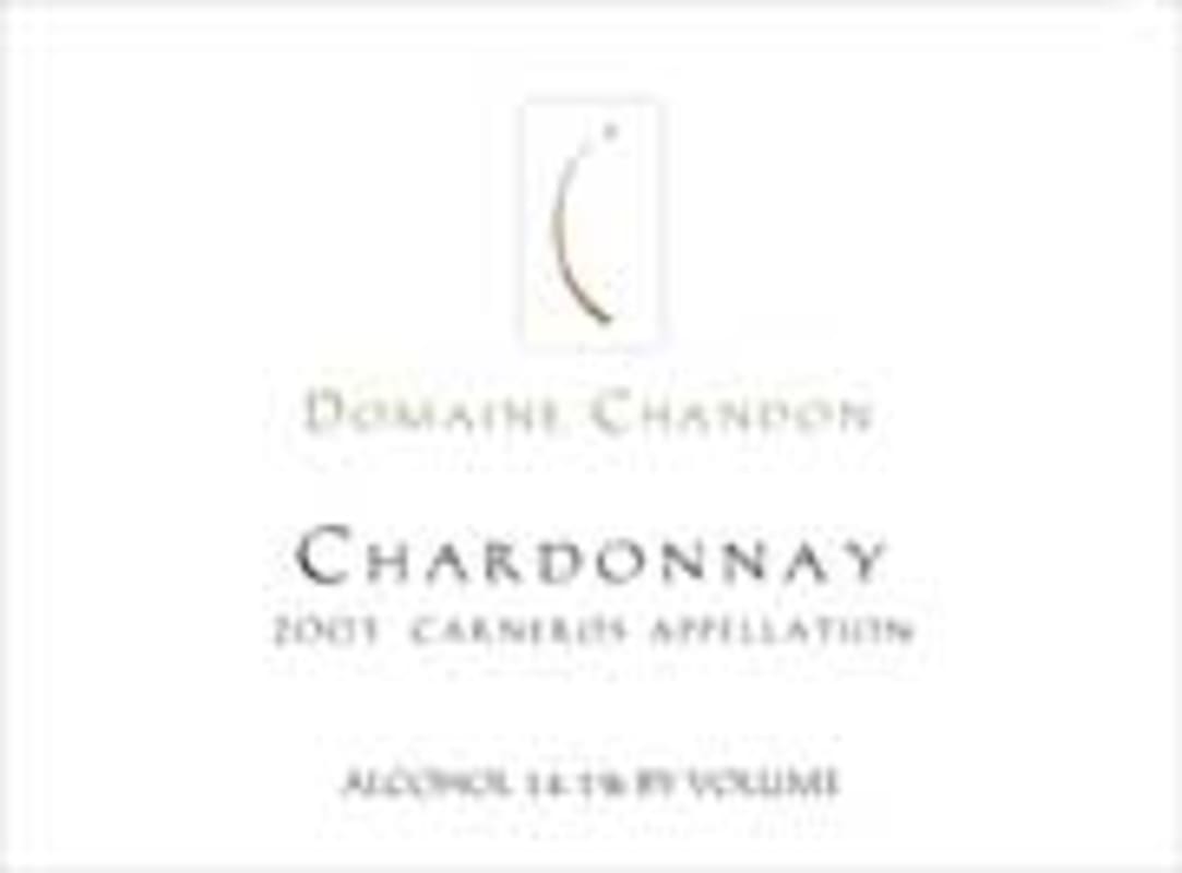 Chandon Chardonnay 2001 Front Label