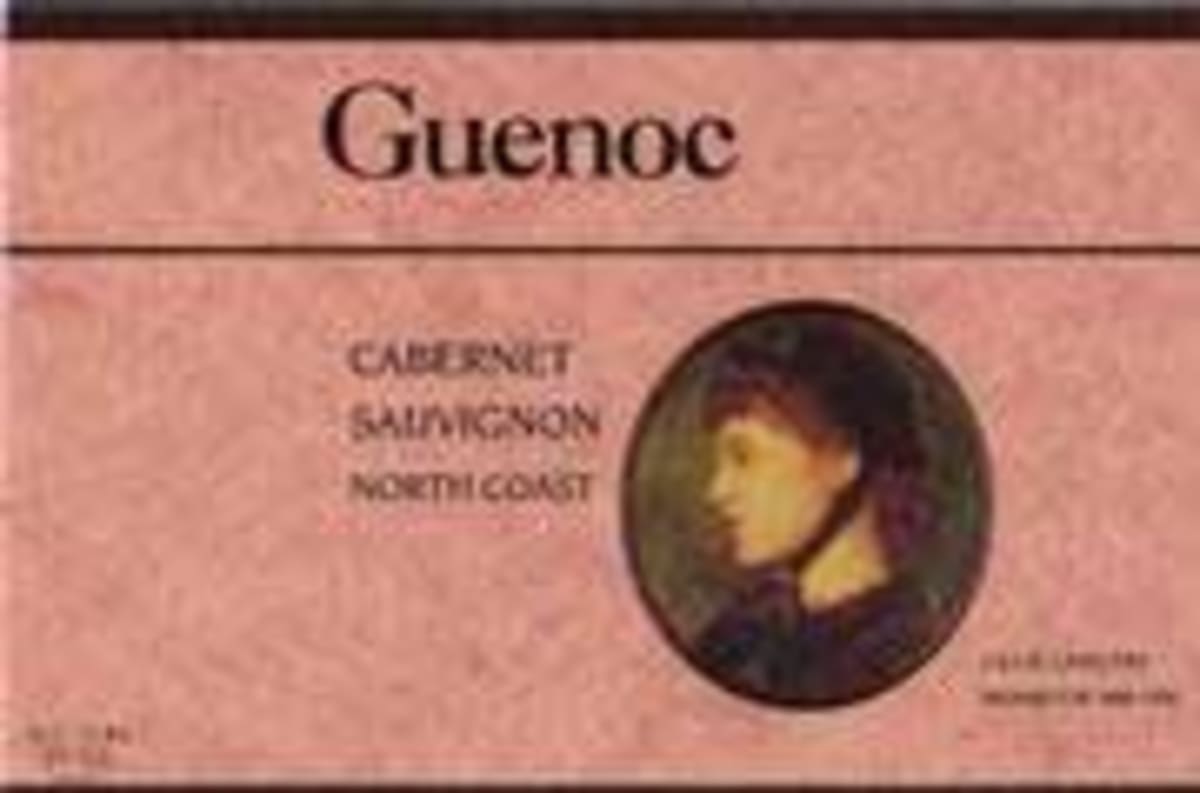 Guenoc North Coast Cabernet Sauvignon 2000 Front Label