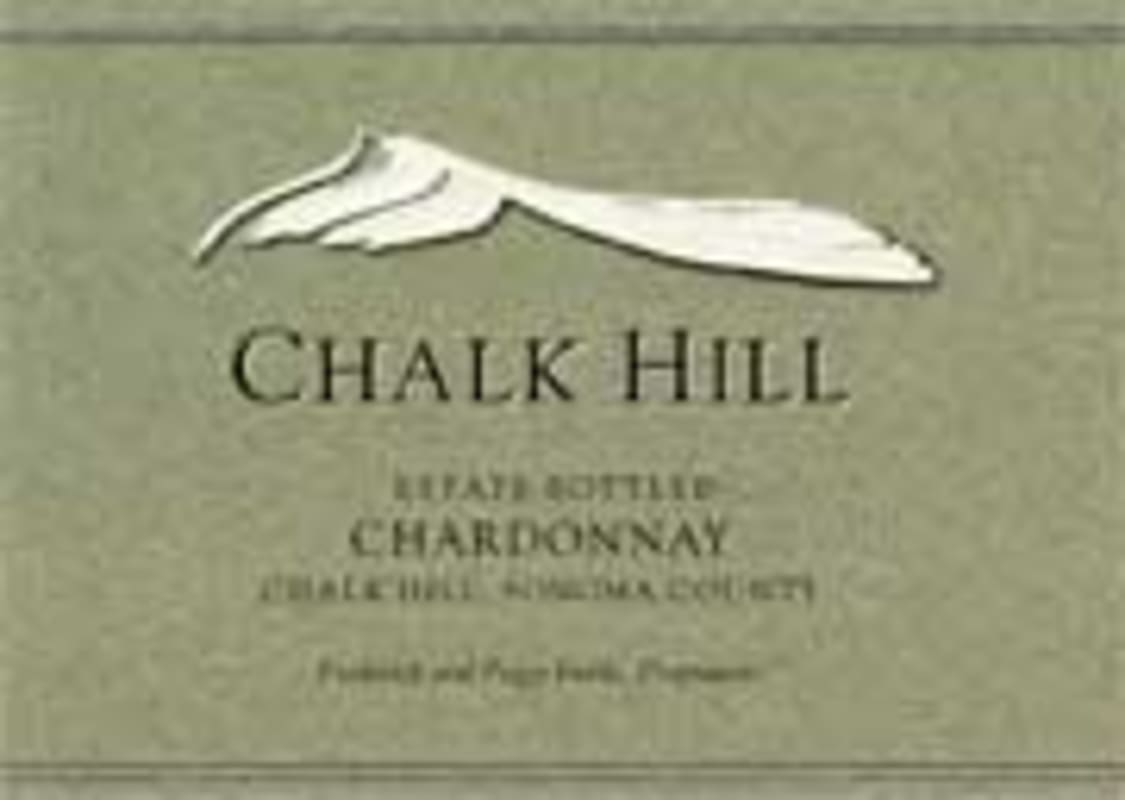 Chalk Hill Chardonnay 2001 Front Label