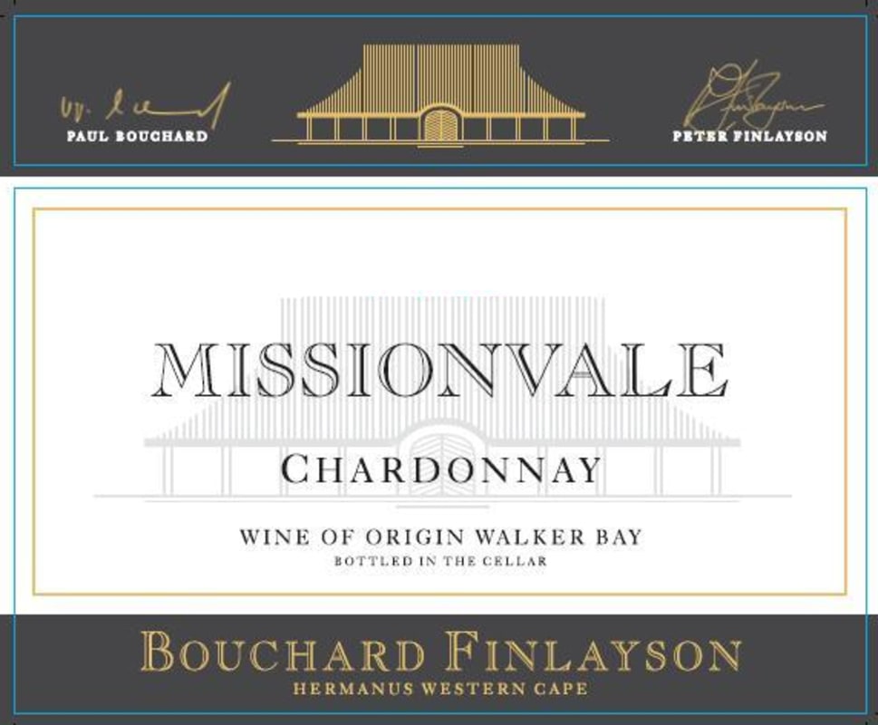 Bouchard Finlayson Missionvale Chardonnay 2011 Front Label
