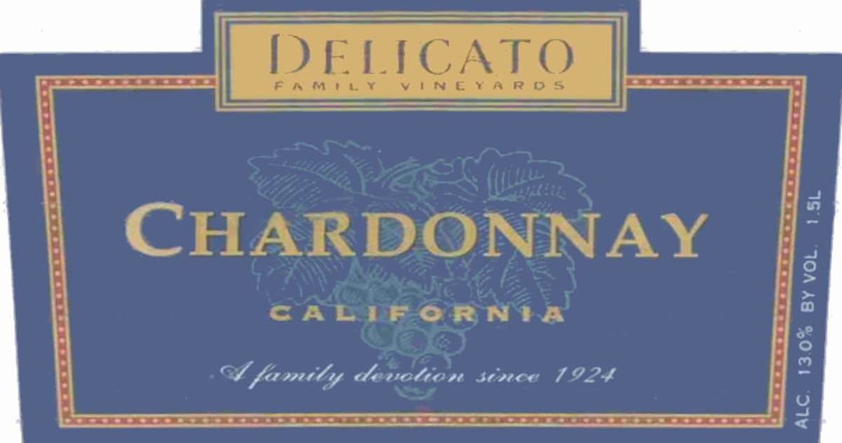 DFV Wines Chardonnay 2000 Front Label