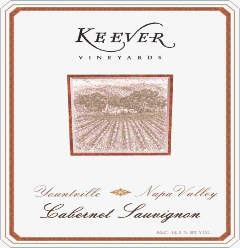 Keever Vineyards and Winery Cabernet Sauvignon 2005 Front Label