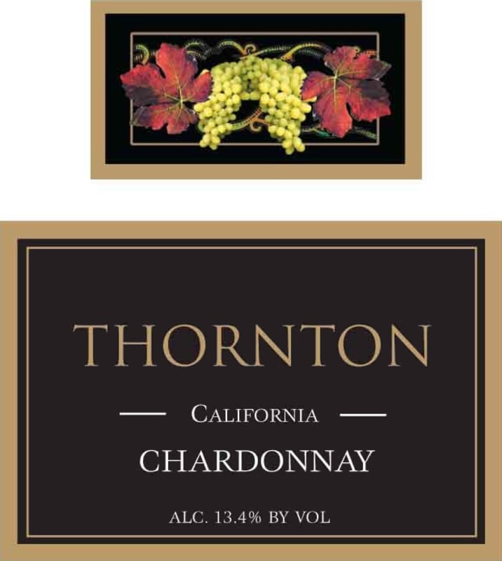 Thornton Winery Chardonnay 2013 Front Label