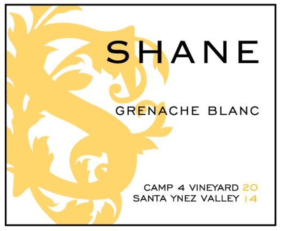 Shane Camp 4 Vineyard Grenache Blanc 2014 Front Label