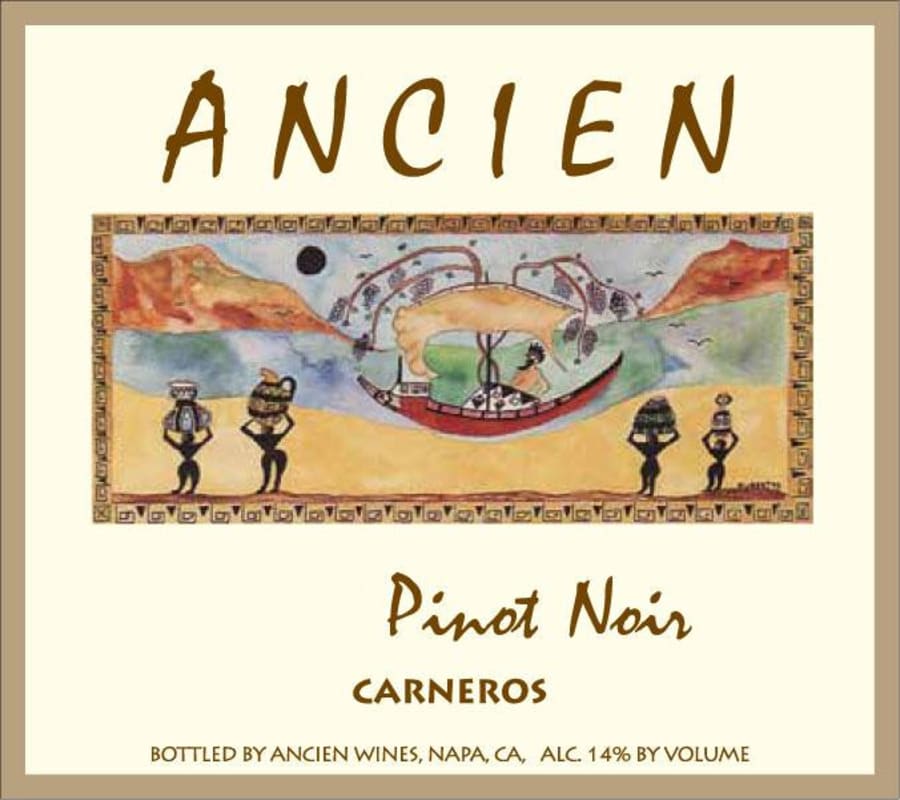 Ancien Wines Carneros Pinot Noir 2010 Front Label