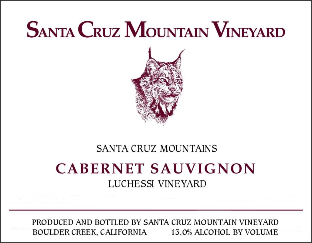 Santa Cruz Mountain Vineyard Luchessi Vineyard Cabernet Sauvignon 2006 Front Label
