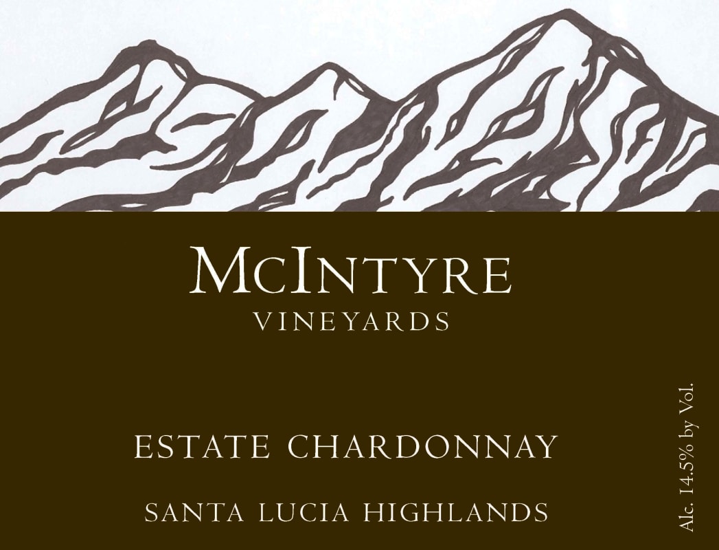 McIntyre Estate Chardonnay 2008 Front Label