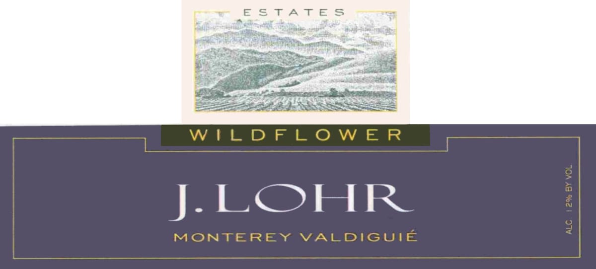 J. Lohr Wildflower Valdiguie 2005 Front Label