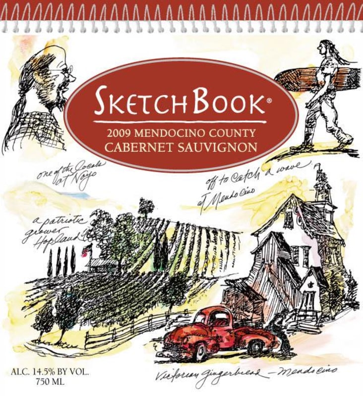 Sketchbook Cabernet Sauvignon 2009 Front Label