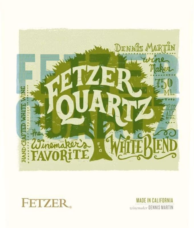 Fetzer Quartz Winemaker's Favorite White Blend 2012 Front Label