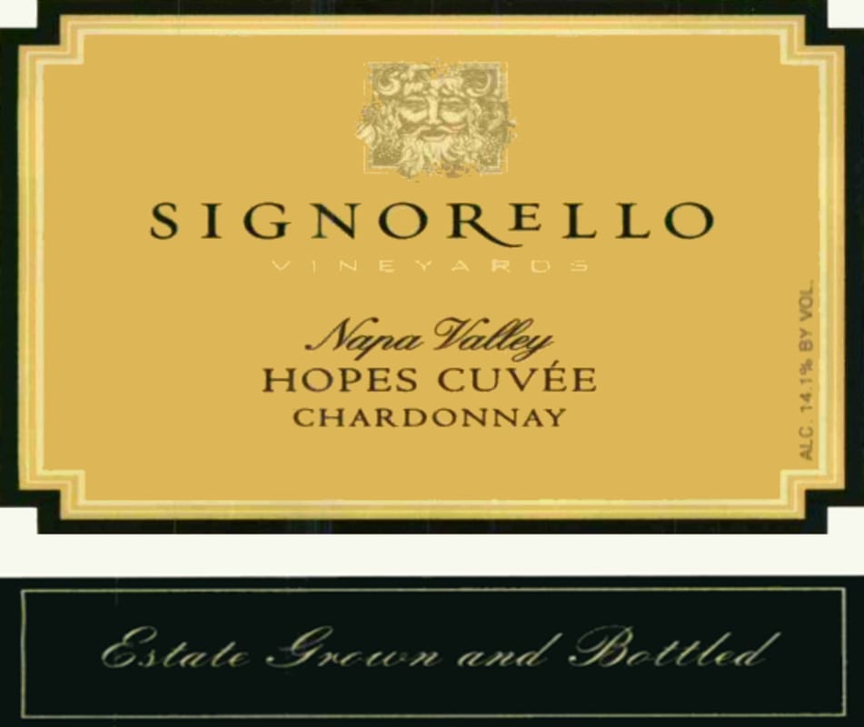 Signorello Hope's Cuvee Chardonnay 2007 Front Label