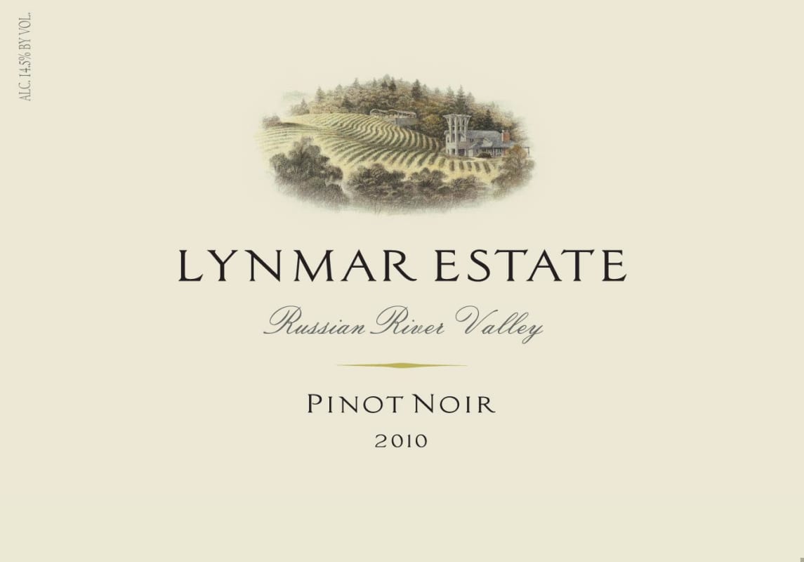 Lynmar Winery Pinot Noir 2010 Front Label