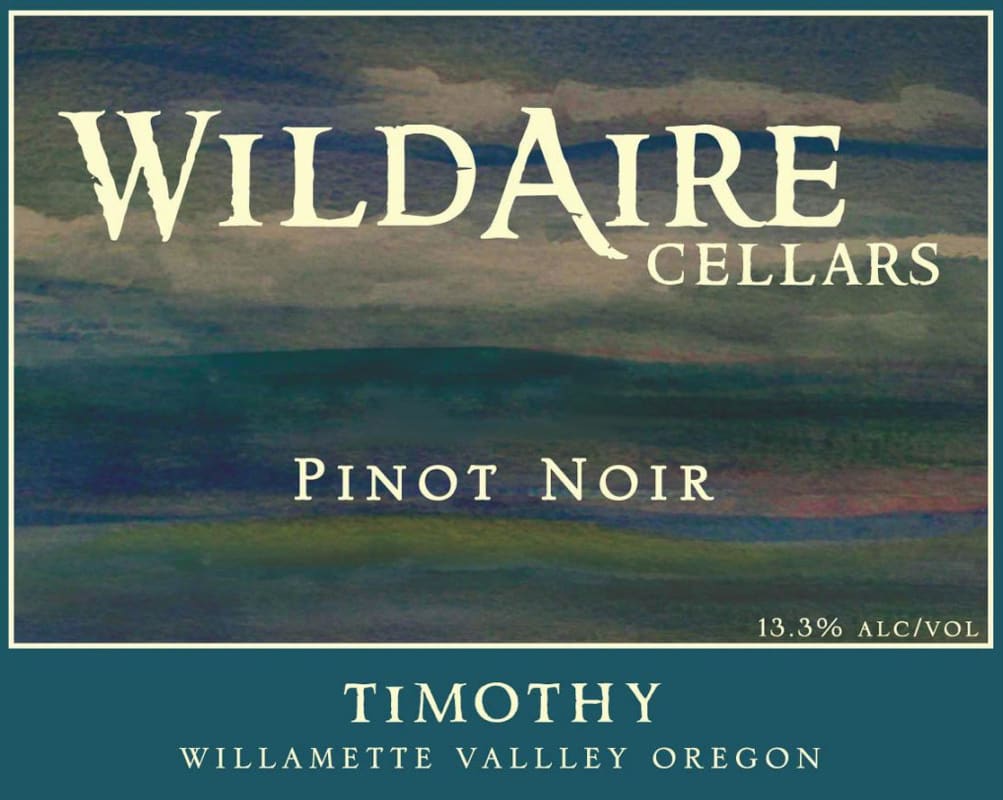 WildAire Timothy Pinot Noir 2011 Front Label