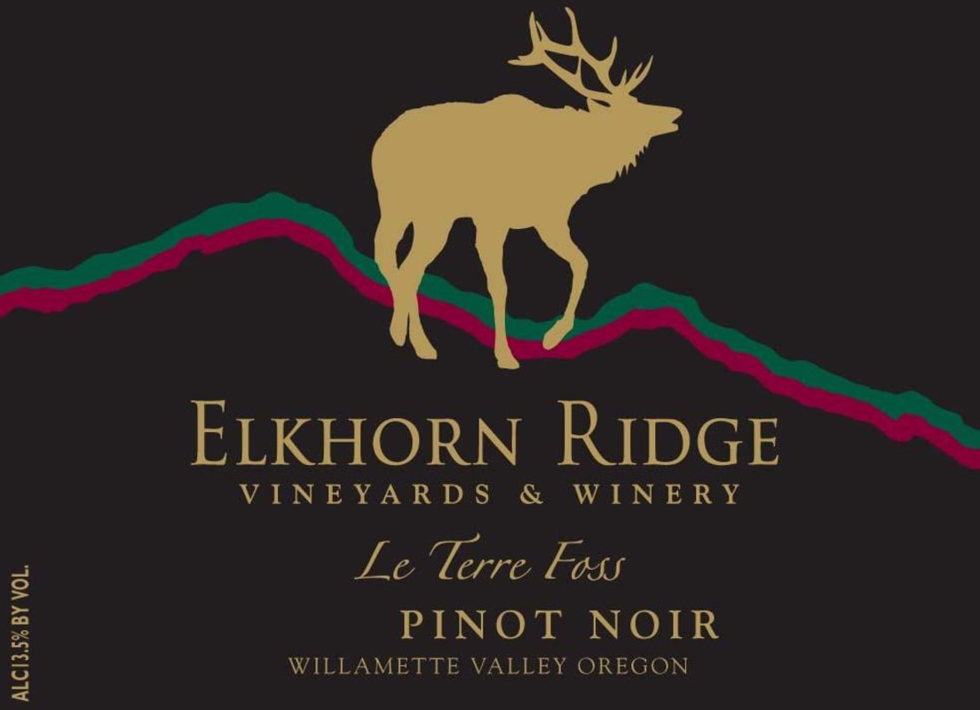 Elkhorn Ridge Vineyards & Winery Le Terre Foss Pinot Noir 2009 Front Label