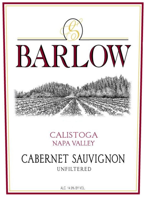 Barlow Unfiltered Cabernet Sauvignon 2013 Front Label